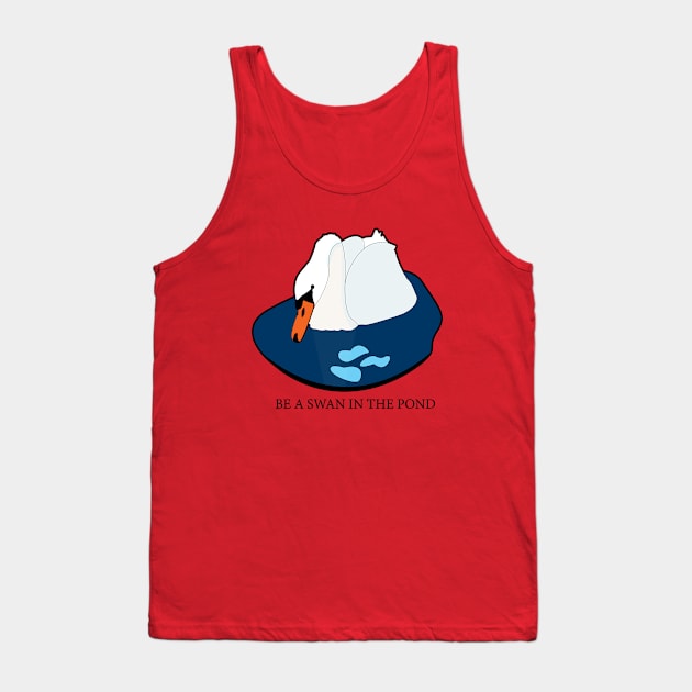 Swan Tank Top by momomoma